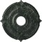 Ekena Millwork Attica Ceiling Medallion (Fits Canopies up to 5"), 18"OD x 4"ID x 5/8"P, Painted Turtle Crackle CM18ATPTC - alternate 1